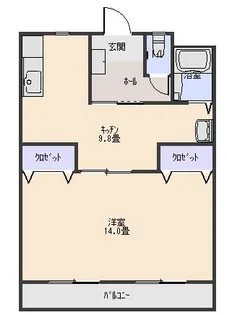 第一ビル【3階】の間取り
