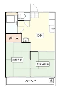 明光ハイツ【2階】の間取り
