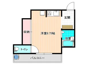 ウエストシャトー1【2階】の間取り