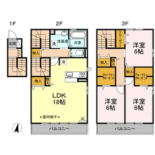 コンフォートの間取り