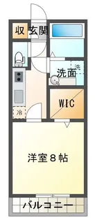 1Kの間取り画像