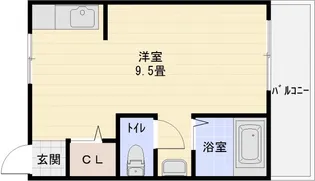 畑本ハイツ【1階】の間取り