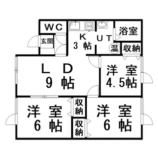 メゾンMORE【1階】の間取り