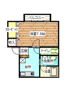 M・Oハウス谷地【1階】の間取り