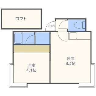 ソニア緑【1階】の間取り
