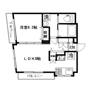 ビラ松井【3階】の間取り