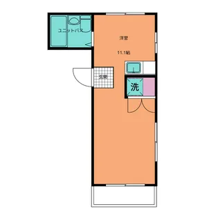 コーポ志賀【3階】の間取り