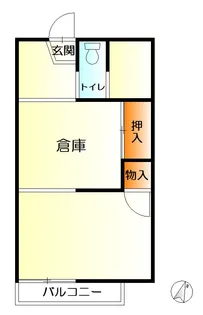 ハイツ渡辺【1階】の間取り