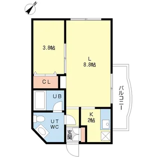 グランメール弘道舘第2【4階】の間取り