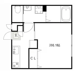 リープラス御着駅前【1階】の間取り