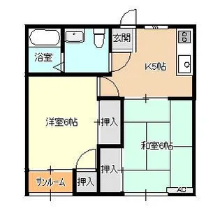 レジデンスR【2階】の間取り