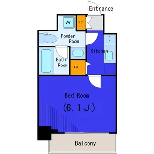 東京都品川区東中延1【マンション】の間取り