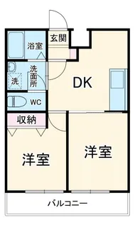 ダイヤモンドクレスト南柏【4階】の間取り
