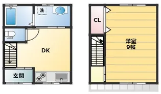 大阪府摂津市正雀4【一戸建】の間取り