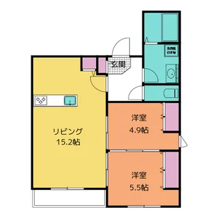 CASA UNO【2階】の間取り