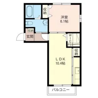 パスティヤージュA【2階】の間取り