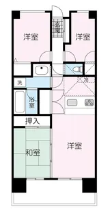 コープ野村八乙女公園イーストウィング 1103【11階】の間取り