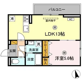 茨城県土浦市桜ケ丘町【アパート】の間取り
