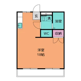 ロジェ杉浦【1階】の間取り