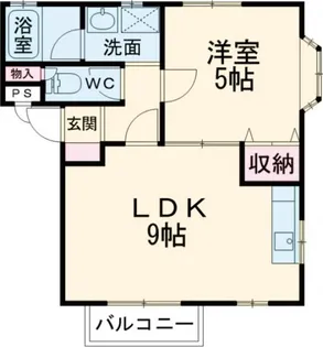 石幸ハイツA【1階】の間取り