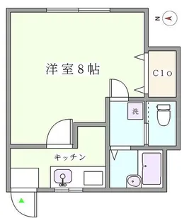 ドエル西【1階】の間取り