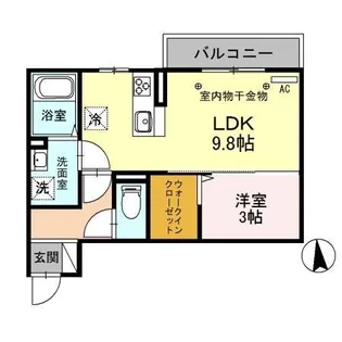 さくらガーデン【3階】の間取り