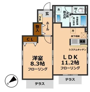 東京都杉並区高井戸東3【アパート】の間取り