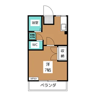 北条ライブタウン B棟【1階】の間取り
