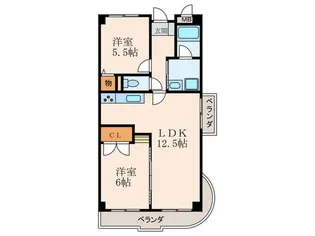 グレース サンシャイン【4階】の間取り