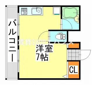 ベラルーサ11番館【3階】の間取り
