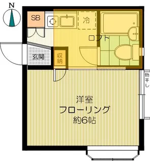 コーポ・プロスパ【2階】の間取り