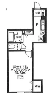 東京都板橋区板橋2【アパート】の間取り