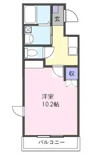 ヴェルドミール【1階】の間取り