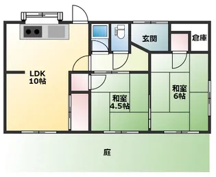 岡山県岡山市中区さい東町1【一戸建】の間取り