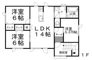 セリシール新富【1階】の間取り