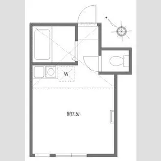 アークヒルズ横浜【1階】の間取り