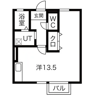 ピアニーフィールドA【2階】の間取り