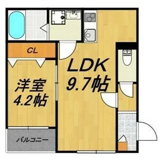 LECOCON四日市I【2階】の間取り