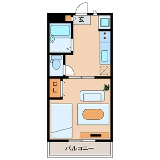 静岡県浜松市中央区神立町【マンション】の間取り