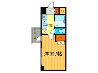 京卓ハイツ【2階】の間取り