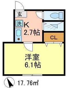 東京都世田谷区船橋1【アパート】の間取り