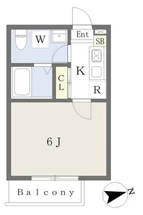 Naplus津田沼【3階】の間取り