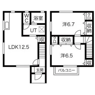 クオーレC棟【1階】の間取り