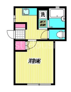 東京都中野区江古田1【アパート】の間取り