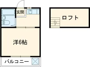 第11ミツミハイツ【2階】の間取り