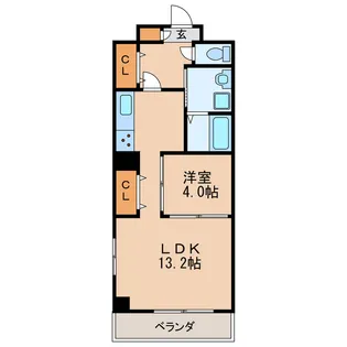 パークサイト泉【5階】の間取り