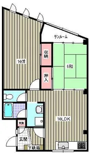 永冨ビルII【2階】の間取り