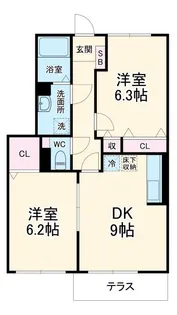パストラルソフィア【1階】の間取り