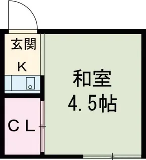 1Rの間取り画像
