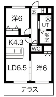 ジュエルA【1階】の間取り